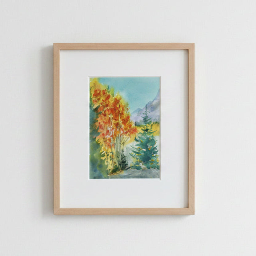 Utah's autumn landscape Art Print | 5x7