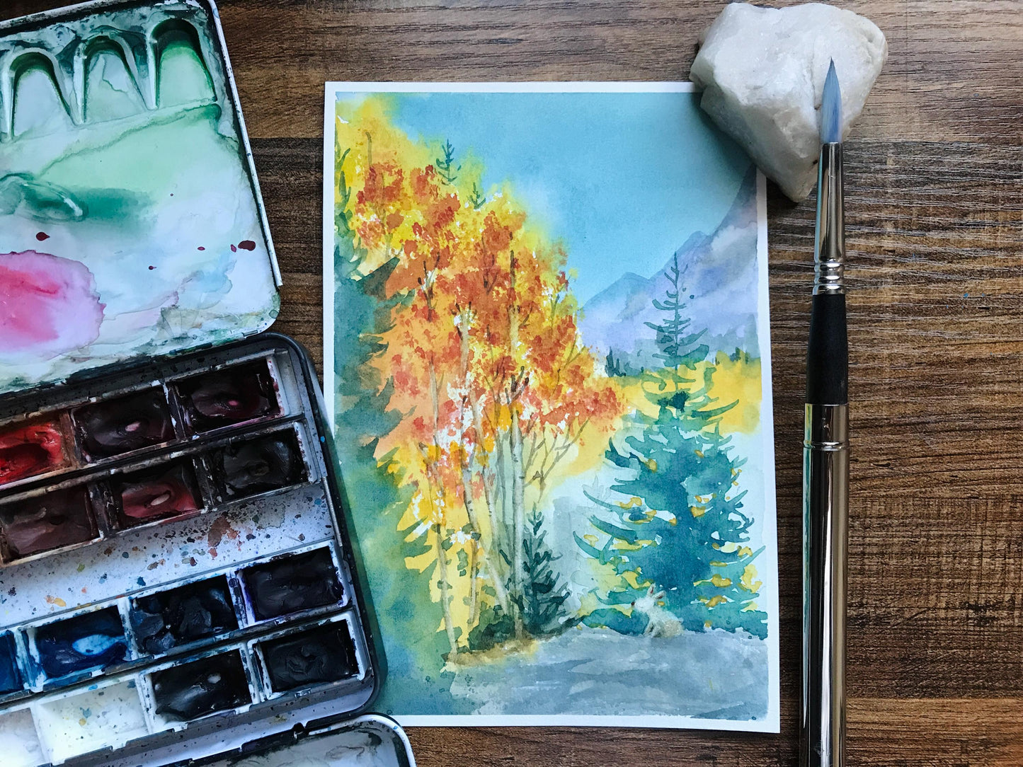 Utah's autumn landscape Art Print | 5x7