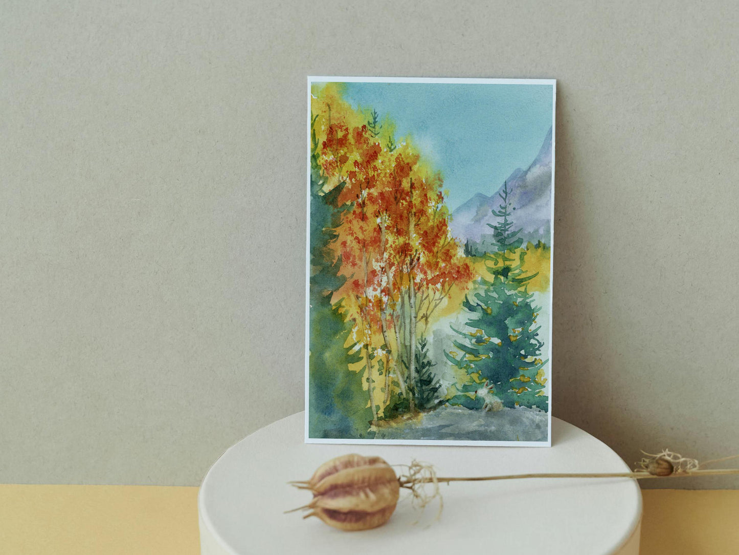 Utah's autumn landscape Art Print | 5x7