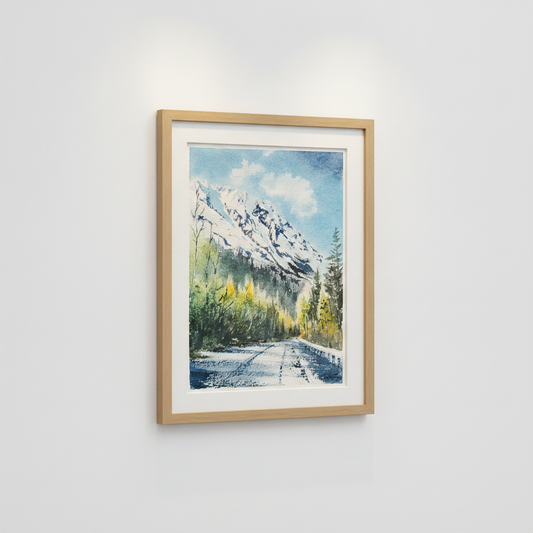Alaska's Majestic Mountains Art Print | 5x7