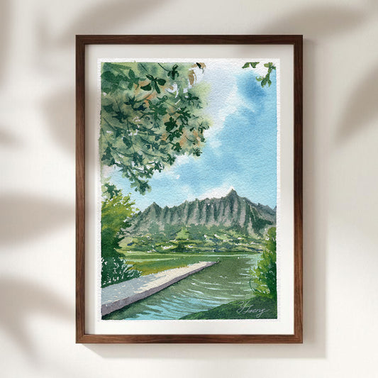 Hawaii Secret Island Art Print | 5x7