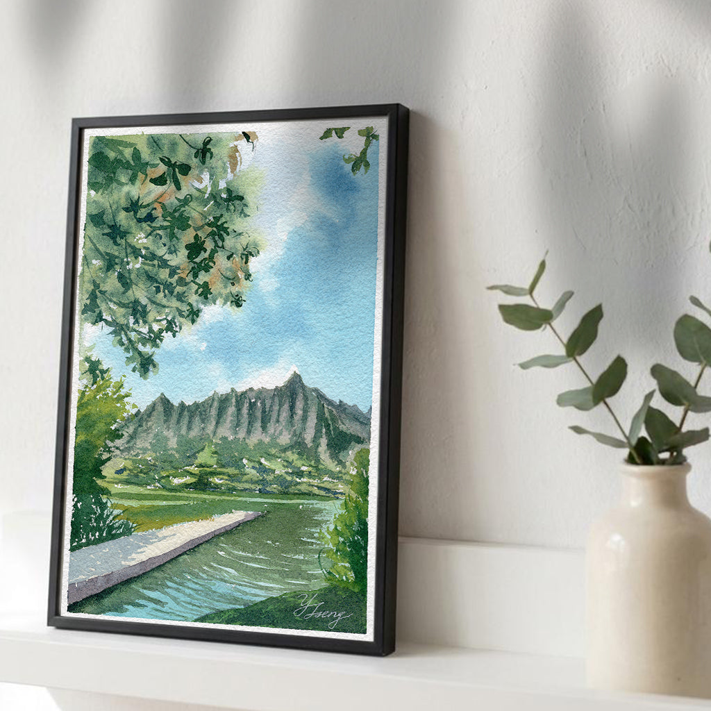 Hawaii Secret Island Art Print | 5x7