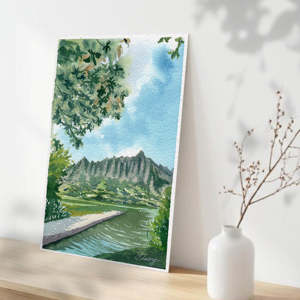 Hawaii Secret Island Art Print | 5x7