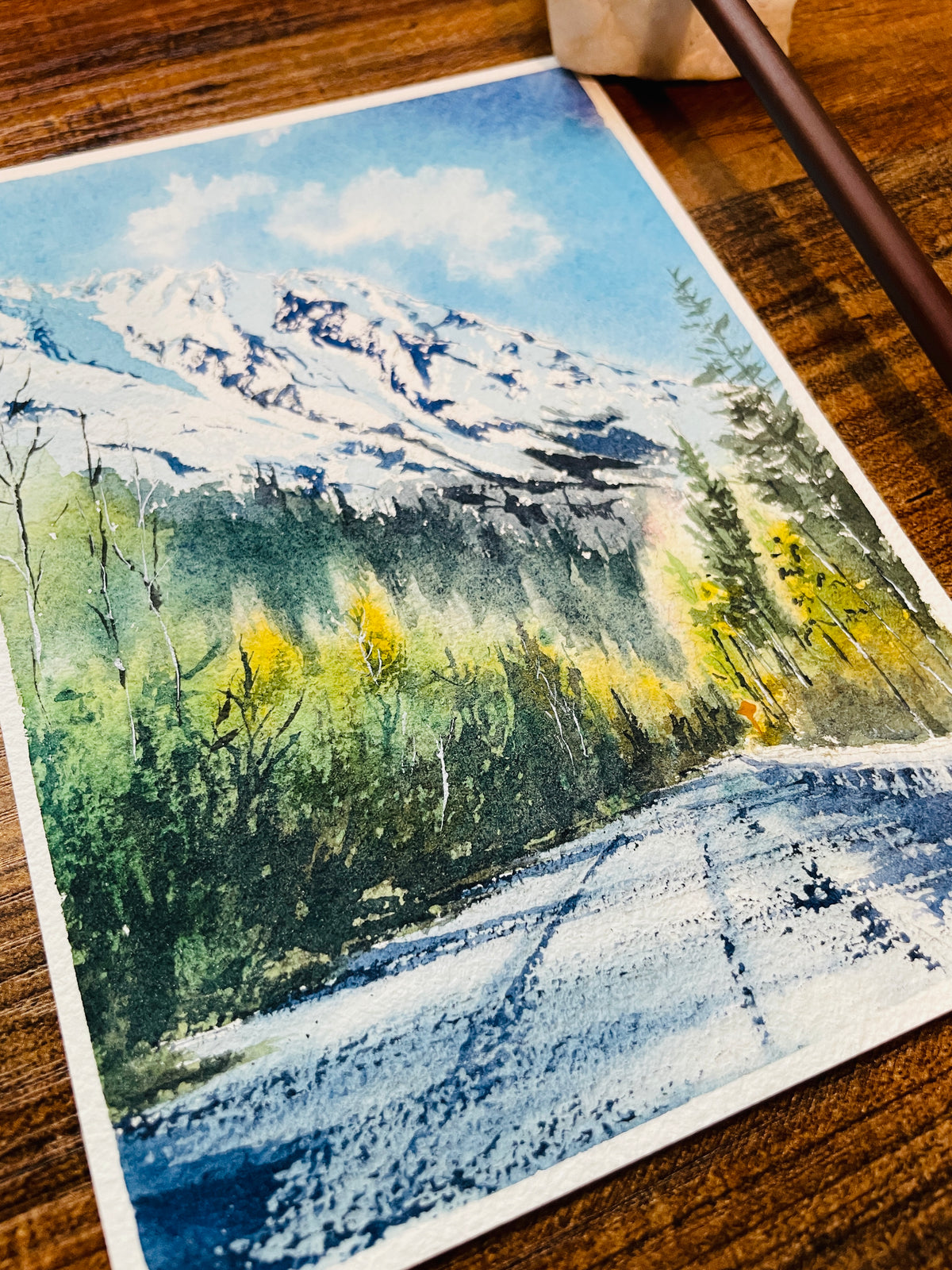 Alaska's Majestic Mountains Art Print | 5x7