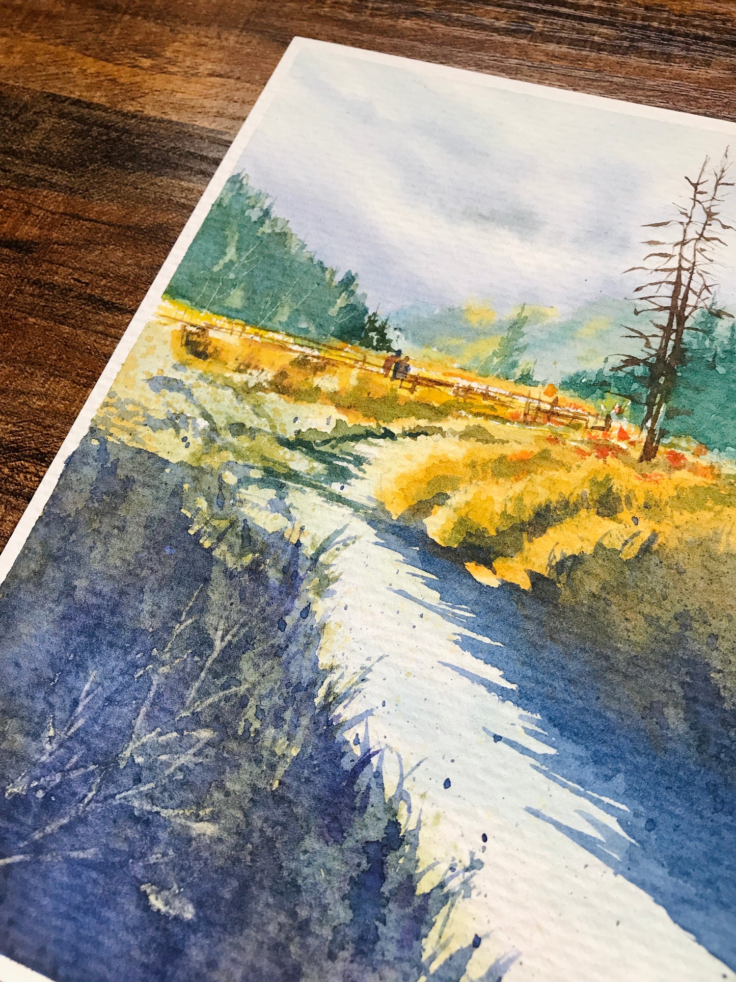 Donut Fall Trail Autumn Art Print | 5x7