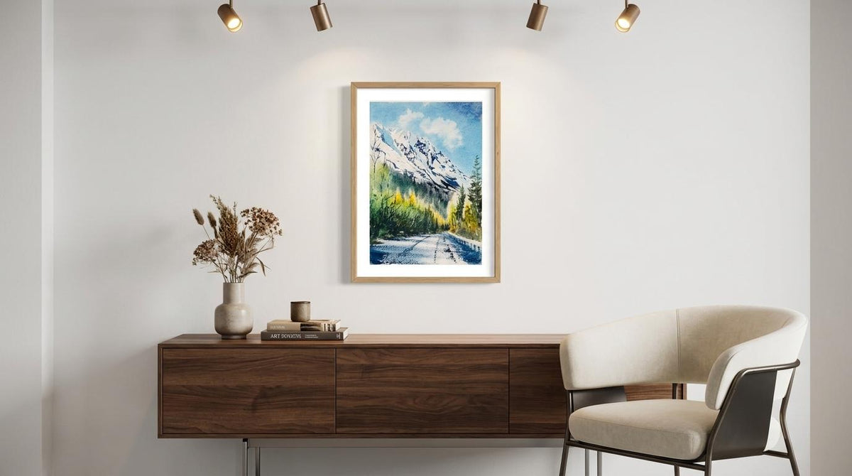 Alaska's Majestic Mountains Art Print | 5x7