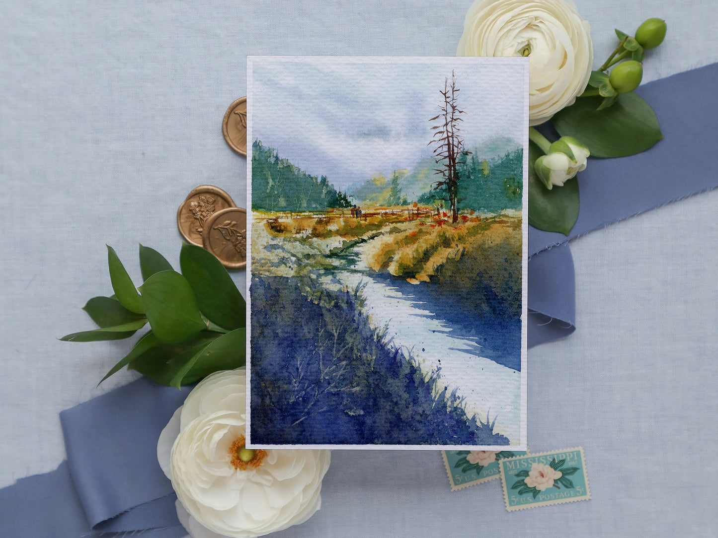 Donut Fall Trail Autumn Art Print | 5x7